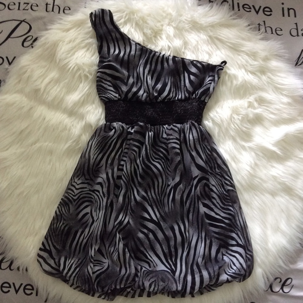 Black & Gray Dress/Worn Once!